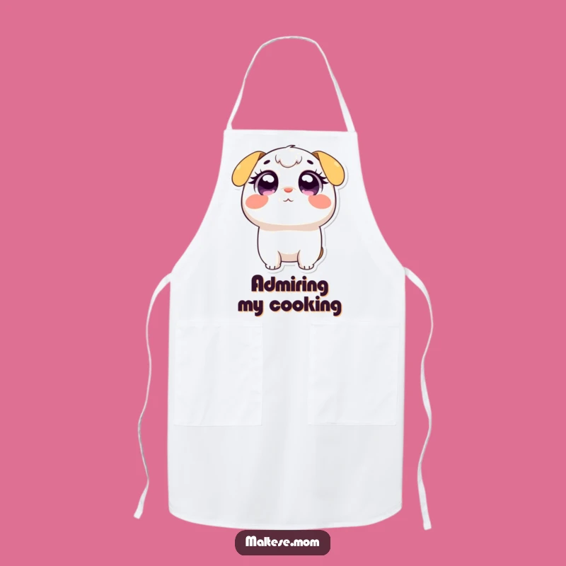 Funny Wide-Eyed Adoring Apron - Cute Kitchen Companion
