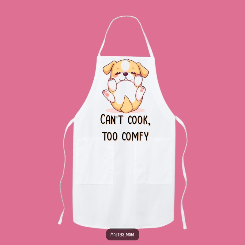 Funny Dog Rolling Apron: Cook with Playfulness, Practical Funny Gift