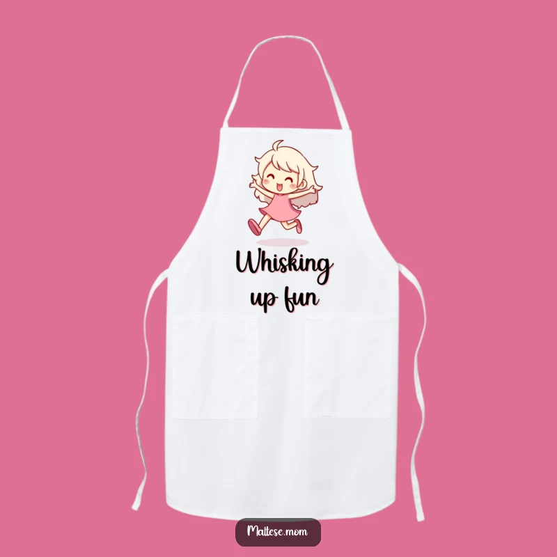 Funny Prancing Character Apron: Kitchen Fun with Energetic Design, Great Funny Gift
