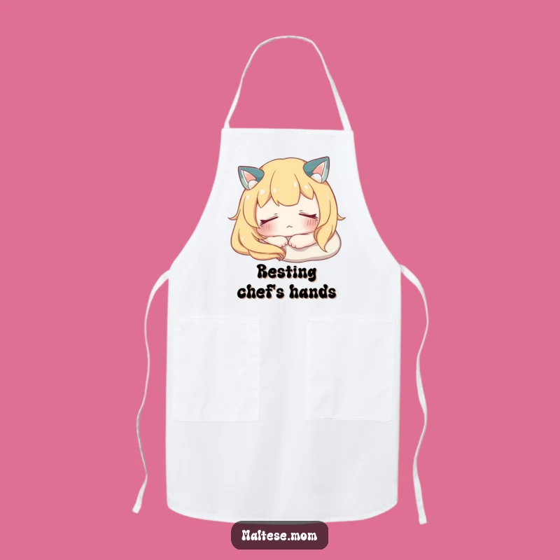 Funny Peaceful Rest Apron: Kitchen Calm with Character Design, Great Funny Gift