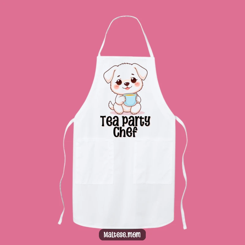 Funny Dog Teacup Apron - Sweet Chef's Style Gift!