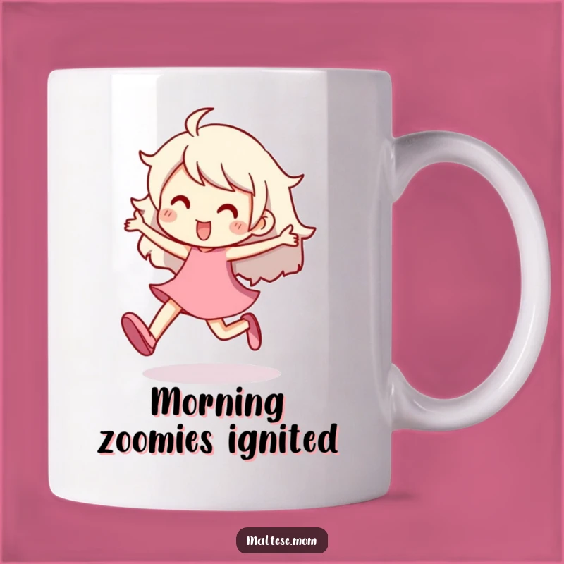 Funny Prancing Character Mug: Joyful Design, Perfect Funny Gift