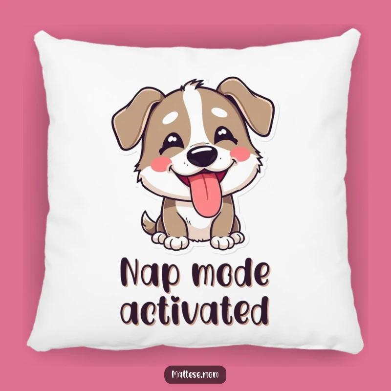 Funny Goofy Dog Tongue Out Pillow: Cozy Comfort Meets Canine Comedy