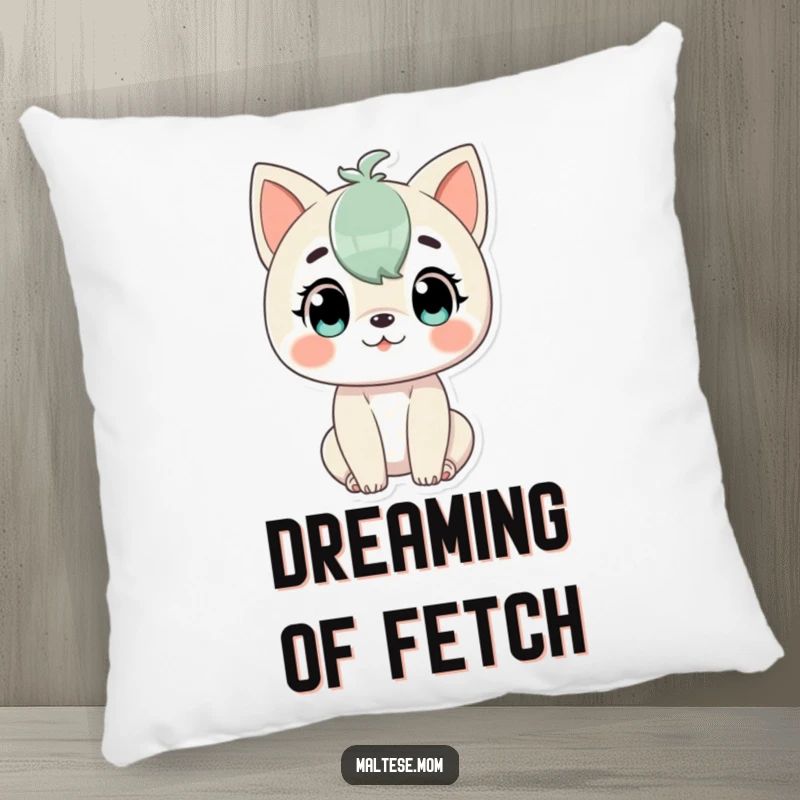 Funny Pillow featuring a character looking alert and ready for gentle play, designed for comfort and adding a playful touch.