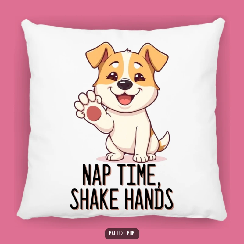 Funny Dog Paw Shake Pillow: Cozy Welcome, Snuggly Funny Gift for Comfort