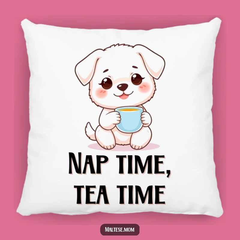 Funny Dog Teacup Pillow - Cozy Sweet Pet Decor!