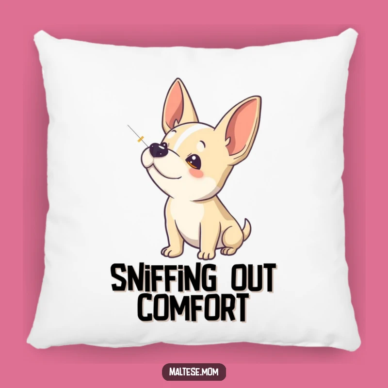 Funny Dog Sniffing Pillow: Cozy Curiosity, Snuggly Funny Gift