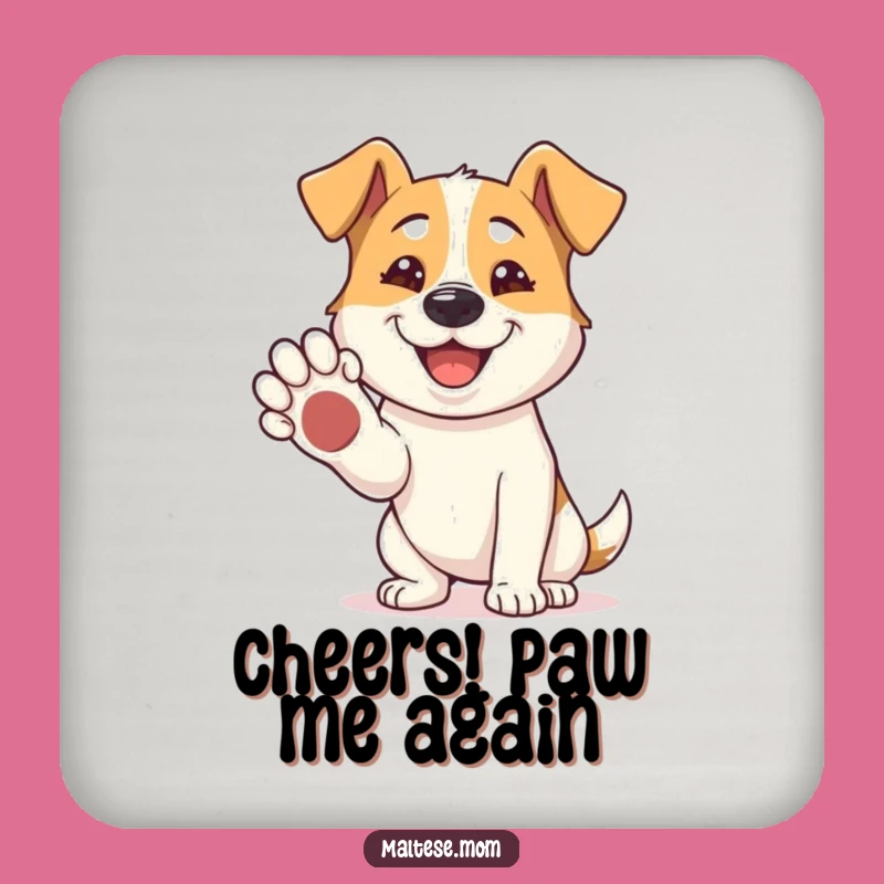 Funny Dog Paw Shake Coaster: Place Drinks Safely, Quirky Funny Gift