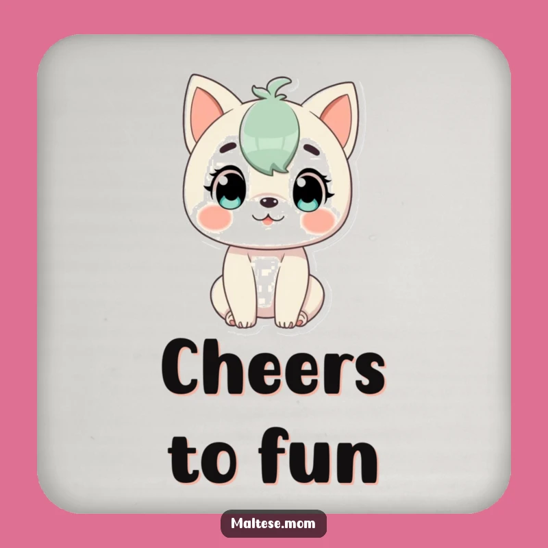 Funny Playful Alert Coaster: Protect Surfaces with Engaging Humor, Funny Gift