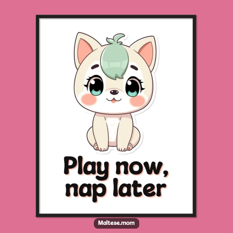 Funny Free Printable Wall Art: Playful Character, Alert & Ready, Fun Decor