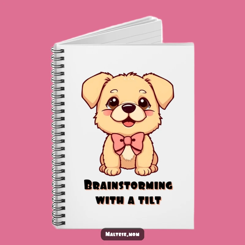 Funny Journal: Curious Bow Dog, Playful Notes, Quirky Stationery
