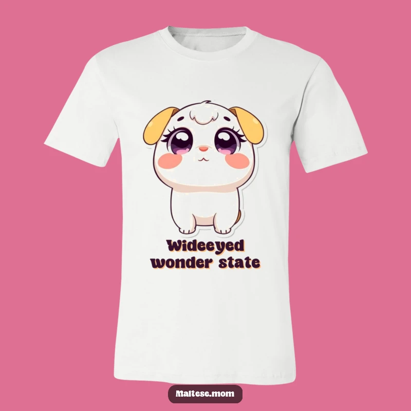Funny Wide-Eyed Adoring T-Shirt - Cute Character Tee
