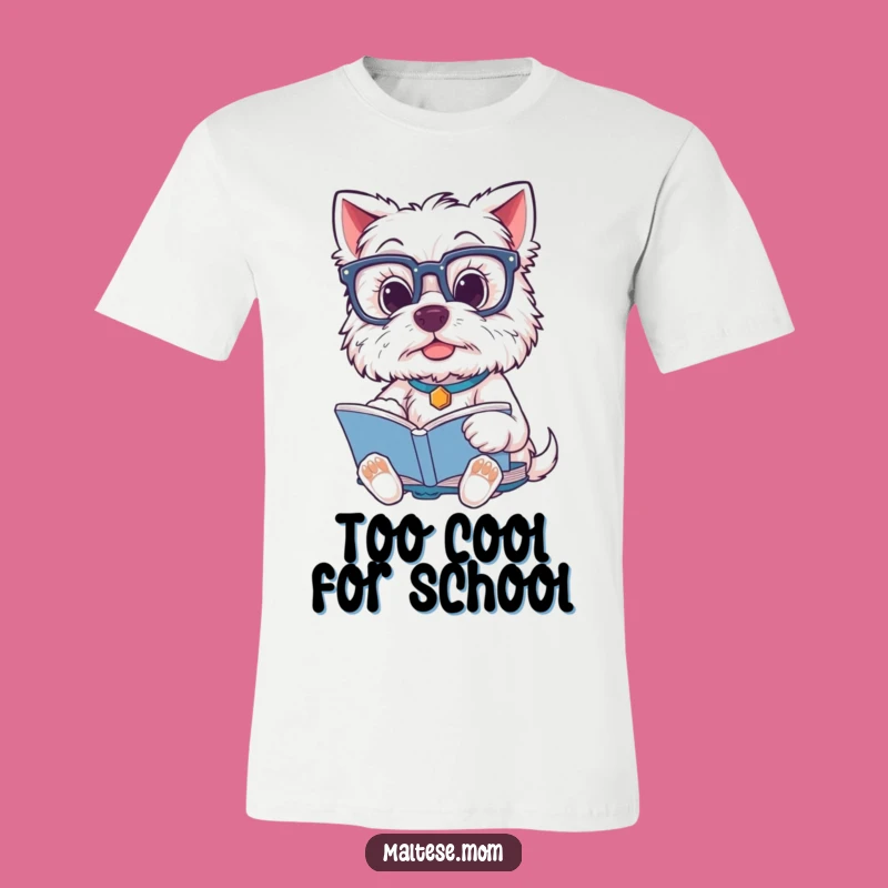 Funny Maltese Scholar T-Shirt: Hilarious Dog Lover Tee, Perfect Funny Gift