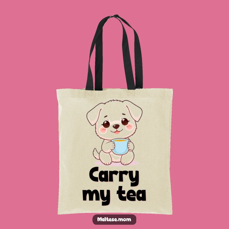 Funny Dog Teacup Tote Bag - Charming Accessory Gift!