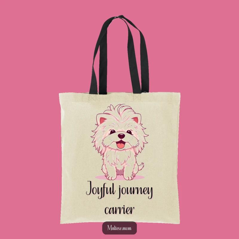 Funny Fluffy Mane Maltese Tote Bag: Carry Your Delight Everywhere!